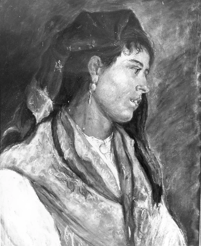 Francesco Paolo Michetti - 160, ritratto di fanciulla, Ascoli Piceno